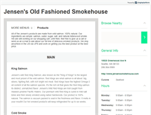 Tablet Screenshot of jensenssmokehouse.com